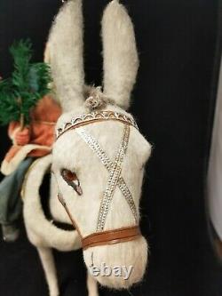 Exceptional Vintage 1900's Santa on Nodder Donkey in Excellent Condition 16