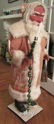 Extra-large 22 Inch German Santa Father Christmas Candy Container! Beautiful