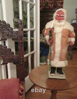 Extra-large 22 Inch German Santa Father Christmas Candy Container! Beautiful