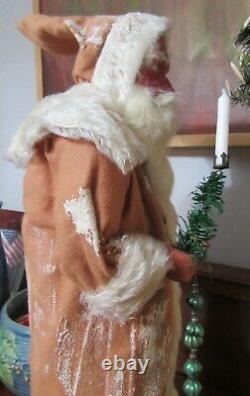 Extra-large 22 Inch German Santa Father Christmas Candy Container! Beautiful