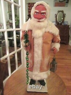 Extra-large 22 Inch German Santa Father Christmas Candy Container! Beautiful