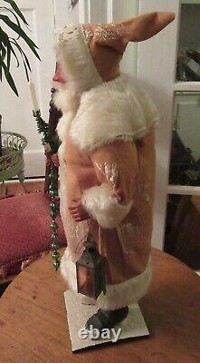 Extra-large 22 Inch German Santa Father Christmas Candy Container! Beautiful