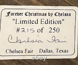 FOREVER CHRISTMAS by Chelsea Santa with Teddy Bears Limited Edition 215 of 250