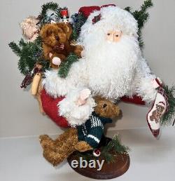 FOREVER CHRISTMAS by Chelsea Santa with Teddy Bears Limited Edition 47 of 250