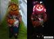 Festive Fall 36 Fiber Optic Lighted Pumpkin Scarecrow Halloween Display Prop