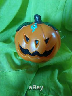 Festive Fall 36 Fiber Optic Lighted Pumpkin Scarecrow Halloween Display Prop