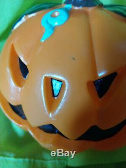 Festive Fall 36 Fiber Optic Lighted Pumpkin Scarecrow Halloween Display Prop
