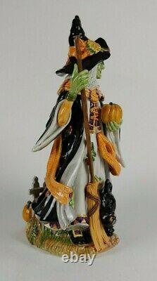 Fitz and Floyd Classics Halloween Harvest Witch Figure, 17 1/2 Inches High