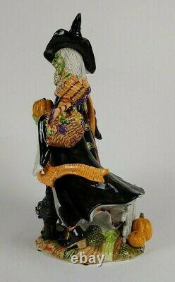 Fitz and Floyd Classics Halloween Harvest Witch Figure, 17 1/2 Inches High