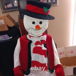 GEMMY HOLIDAY Animated Christmas Snowman 5' ft Tall Singing Dancing Karaoke