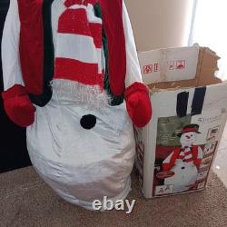 GEMMY HOLIDAY Animated Christmas Snowman 5' ft Tall Singing Dancing Karaoke