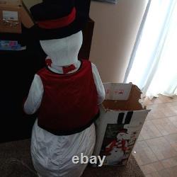 GEMMY HOLIDAY Animated Christmas Snowman 5' ft Tall Singing Dancing Karaoke