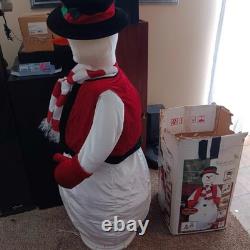 GEMMY HOLIDAY Animated Christmas Snowman 5' ft Tall Singing Dancing Karaoke