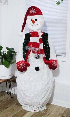 GEMMY HOLIDAY Animated Snowman 5' ft Tall Singing/ Dancing/ Karaoke with Box