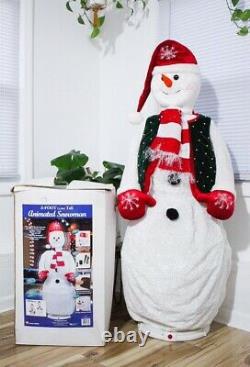 GEMMY HOLIDAY Animated Snowman 5' ft Tall Singing/ Dancing/ Karaoke with Box