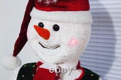 GEMMY HOLIDAY Animated Snowman 5' ft Tall Singing/ Dancing/ Karaoke with Box