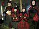 Giant Deluxe 36 Inch 4 Piece Victorian Caroler Set Musical Christmas Rare F-3