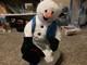 Gemmy 2 Song Spinning Snowflake Snowman Read Description