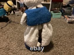 Gemmy 2 Song Spinning Snowflake Snowman READ DESCRIPTION