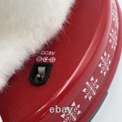 Gemmy 2004 Snowflake Spinning Mrs Snowwoman Sings Santa Baby Dancing Works