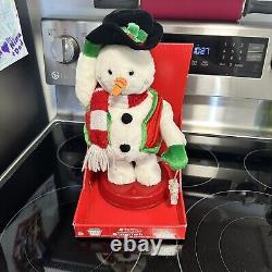 Gemmy 2006 Snowflake Spinning Snowman NIB Year Without A Santa Claus RARE NEW