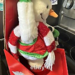 Gemmy 2006 Snowflake Spinning Snowman NIB Year Without A Santa Claus RARE NEW