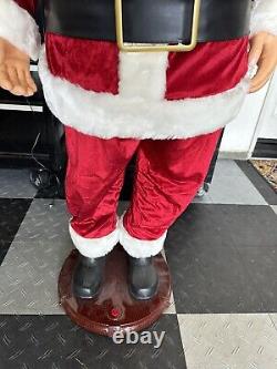 Gemmy 5 Foot Life Size Santa Claus Animated Singing Dancing Christmas Display