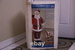 Gemmy 5 Ft Life Size Animated Singing Santa Partially Works PLEASE READ
