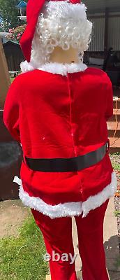 Gemmy 6 Foot Life Size Xmas Santa Claus Animated Singing Dancing See Video