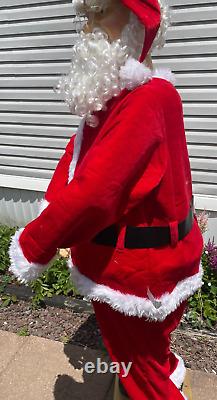 Gemmy 6 Foot Life Size Xmas Santa Claus Animated Singing Dancing See Video