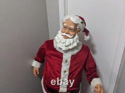 Gemmy Animated Singing Santa 2005 Near 5 Ft Tall Tested Completely Working