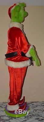 Gemmy LIFE SIZE 5' Animated Singing Dancing GRINCH Local Pickup Only TAMPA FL