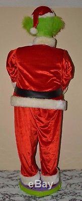 Gemmy LIFE SIZE 5' Animated Singing Dancing GRINCH Local Pickup Only TAMPA FL