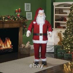 Gemmy Life Size Santa 5 Foot Animated Singing and Dancing Santa Claus Christmas