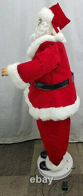 Gemmy Life Size Santa Claus 5 Foot Animated Singing and Dancing Christmas Decor