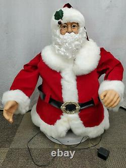 Gemmy Life Size Santa Claus 5 Foot Animated Singing and Dancing Christmas Decor