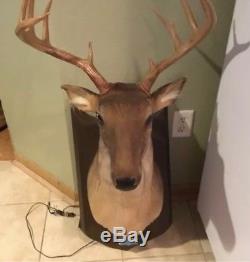 Gemmy Singing Talking Buck The Animated Trophy Deer Life Size