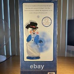 Gemmy Snowflake Spinning Snowman Singing Dancing Snow Miser