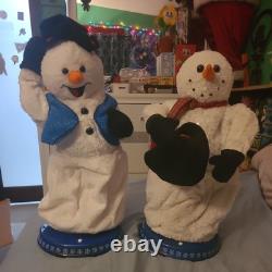 Gemmy snowman lot Singing Dancing SnowMiser 2003 READ DESCRIPTION