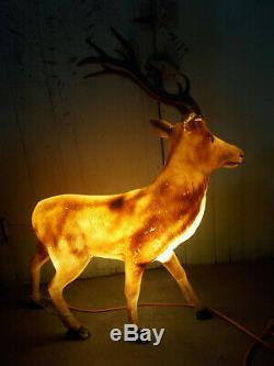 General Foam Plastics Christmas Large Reindeer Blow Mold Yard Decor