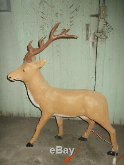 General Foam Plastics Christmas Large Reindeer Blow Mold Yard Decor