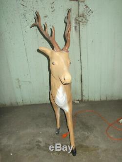 General Foam Plastics Christmas Large Reindeer Blow Mold Yard Decor