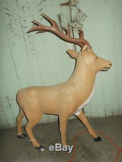 General Foam Plastics Christmas Large Reindeer Blow Mold Yard Decor