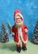 German Santa With Papier-mache Face, Germany, Fur Beard, 8 1/2 Tall