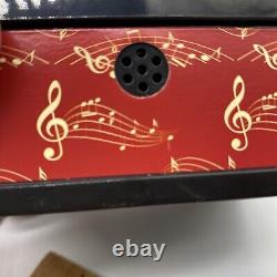 German Vintage Style Christmas Mini Record Player Music Box 2019 24 Records