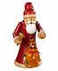 German Incense Smoker Santa Claus Giving Out X-mas, Height 22 Cm. Mu 16788 New