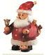 German Incense Smoker Santa Claus, Height 14 Cm / 6 Inch, Origina. Mu 16032 New