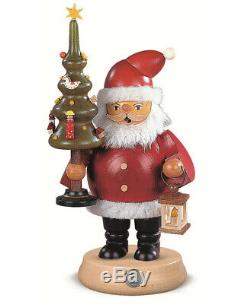 German incense smoker Santa Claus, height 23 cm / 9 inch, origina. MU 16130 NEW