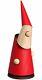 German Incense Smoker Santa Claus Red, Height 22 Cm / 9 Inch, Ori. Sv 12621 New