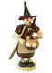 German Incense Smoker Witch, Height 19 Cm / 7 Inch, Original Erzg. Rg 26064 New